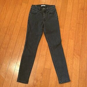 pacsun super high rise jegging skinny jean